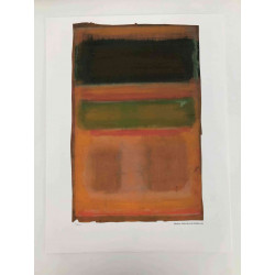 Mark Rothko Lithografie off set 50x65 cm gecertificeerd