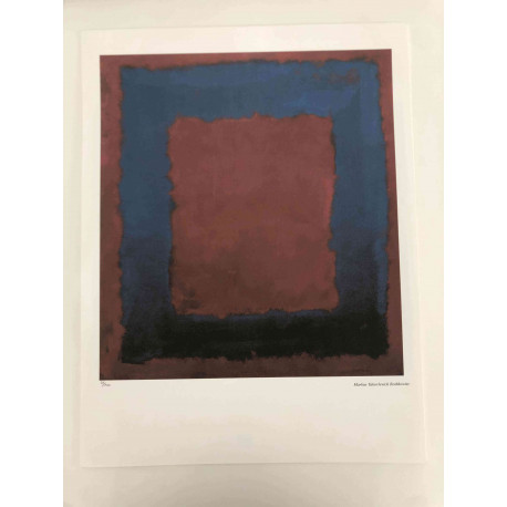 Mark Rothko Lithografie off set 50x65 cm gecertificeerd