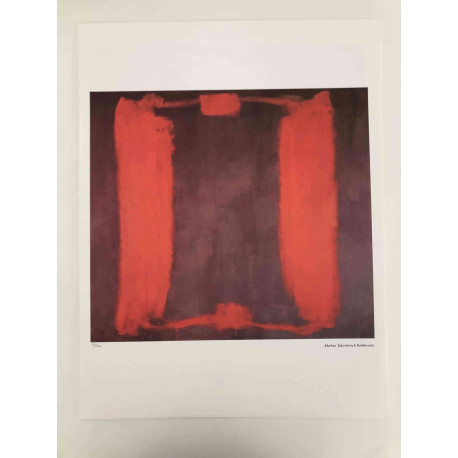 Mark Rothko Lithografie off set 50x65 cm gecertificeerd