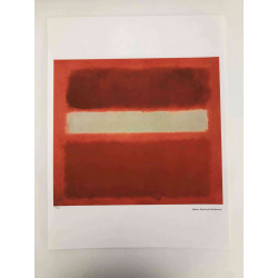 Mark Rothko Lithografie off set 50x65 cm gecertificeerd