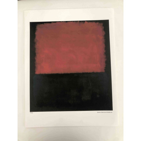 Mark Rothko Lithografie off set 50x65 cm gecertificeerd