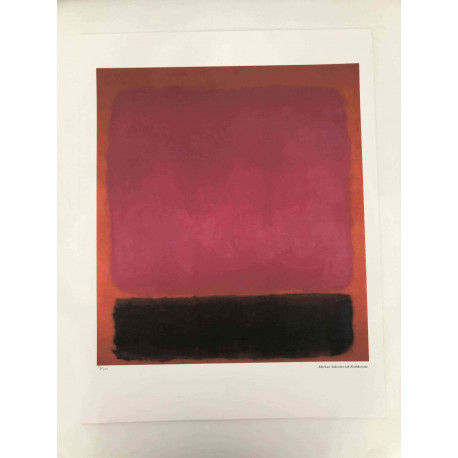 Mark Rothko Lithografie off set 50x65 cm gecertificeerd