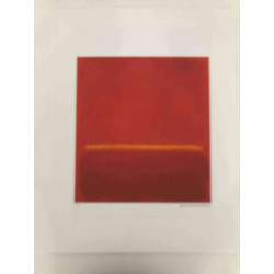 Litografía Mark Rothko off set 50x65 cm certificada