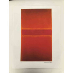 Mark Rothko Lithografie off set 50x65 cm gecertificeerd