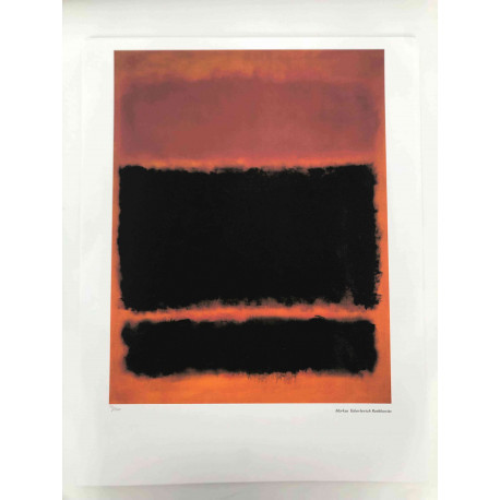 Mark Rothko Lithografie off set 50x65 cm gecertificeerd