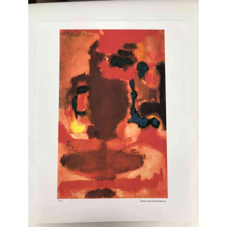 Mark Rothko Lithografie off set 50x65 cm gecertificeerd