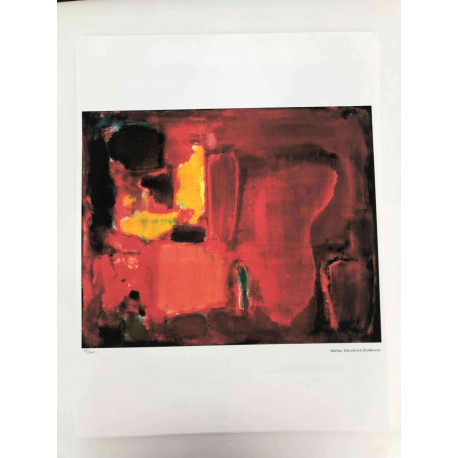 Mark Rothko Lithografie off set 50x65 cm gecertificeerd