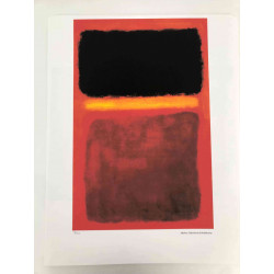Mark Rothko Off set lithograph cm 50x65 certified