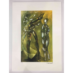 Max Ernst Off set lithograph cm 50x70 certified