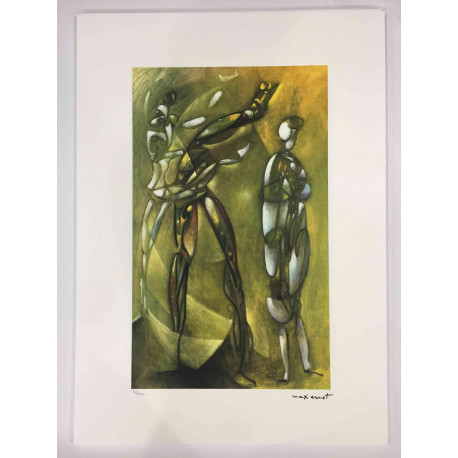 Max Ernst Off set lithograph cm 50x70 certified