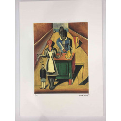 Max Ernst Off set lithograph cm 50x70 certified