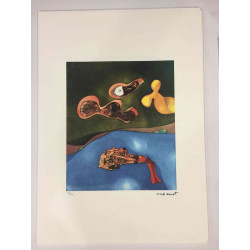 Max Ernst Lithographie hors set 50x70 cm certifiée