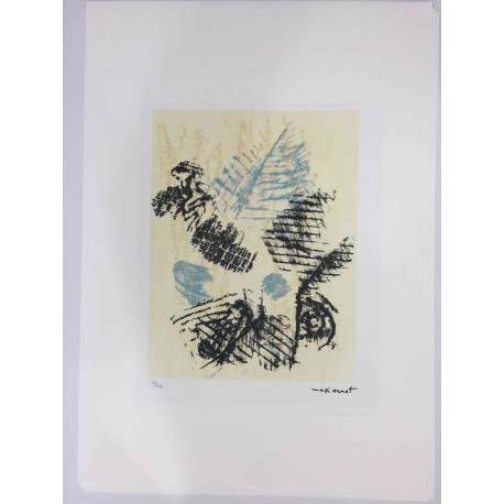 Max Ernst Litografia off set cm 50x70  certificata