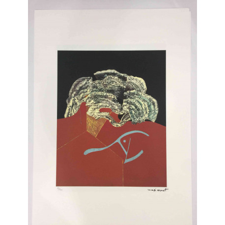 Litografická ofsetová souprava Max Ernst certifikovaná 50x70 cm