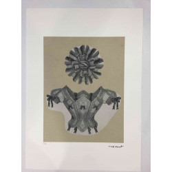 Max Ernst Lithografie off set 50x70 cm gecertificeerd