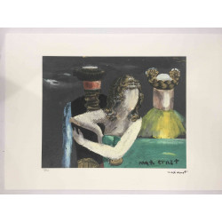 Max Ernst Off set lithograph cm 50x70 certified