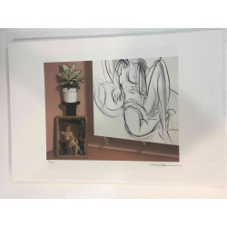 Set de litografía Mel Ramos 57x38 cm certificado