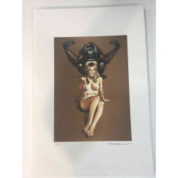 Mel Ramos Off set lithograph cm 57x38 certified