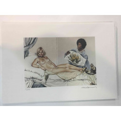 Mel Ramos Lithographie hors set 57x38 cm certifiée