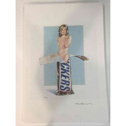 Mel Ramos Off set lithograph cm 57x38 certified