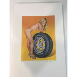 Mel Ramos Lithographie hors set 57x38 cm certifiée