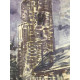 Pieter Cornelis Mondriaan 50x65 cm-ko off-set litografia ziurtagiria