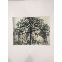Pieter Cornelis Mondriaan 50x65 cm-ko off-set litografia ziurtagiria