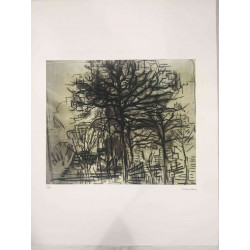 Pieter Cornelis Mondriaan 50x65 cm-ko off-set litografia ziurtagiria