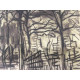 Pieter Cornelis Mondriaan 50x65 cm-ko off-set litografia ziurtagiria