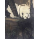 Pieter Cornelis Mondriaan 50x65 cm-ko off-set litografia ziurtagiria