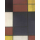 Pieter Cornelis Mondriaan 50x65 cm-ko off-set litografia ziurtagiria