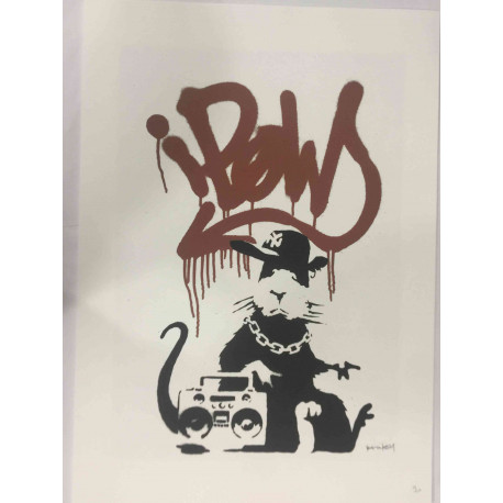 Banksy Lithografie offset 50x70 cm POW-editie
