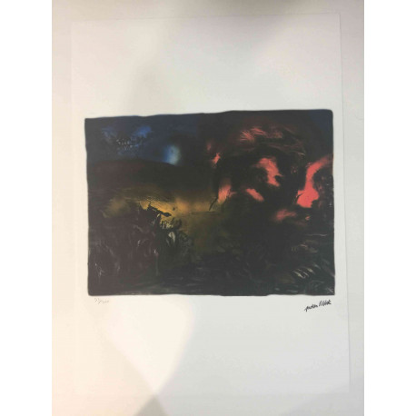 Jackson Pollock Litografia offsetowa z certyfikatem 50x70 cm