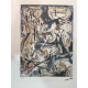 Jackson Pollock Lithographie hors set 50x70 cm certifiée