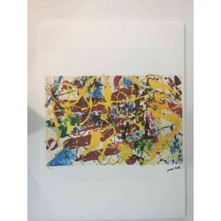 Litografická sada Jackson Pollock s certifikací 50x70 cm
