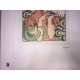Lithographie von Alphonse Mucha, Offset 50x70 cm