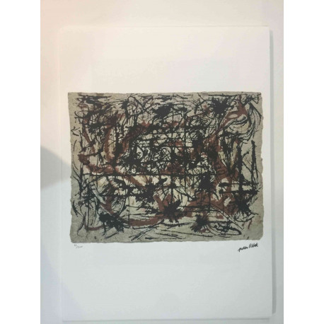 Litografia Jackson Pollock off set 50x70 cm certificada