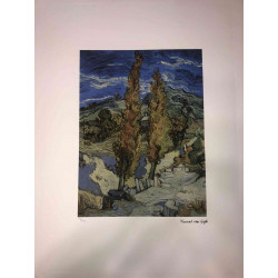 Vincent Willem van Gogh Litografia off set 50x70 cm certificat