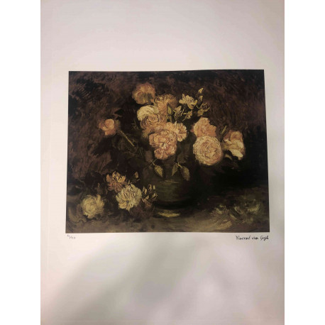 Vincent Willem van Gogh Lithograph off set 50x70 cm certified