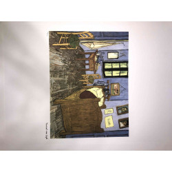 Vincent Willem van Gogh Lithografie off set 50x70 cm gecertificeerd
