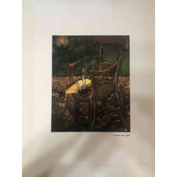 Vincent Willem van Gogh Litografía off set 50x70 cm certificado