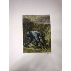 Vincent Willem van Gogh Litografia off set 50x70 cm certificat