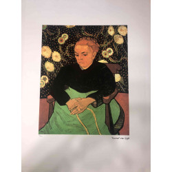 Vincent Willem van Gogh 50x70 cm-ko off-set litografia ziurtagiria