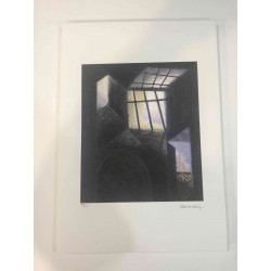 Victor Vasarely Litografia off set 35x50 cm certificat