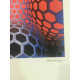 Victor Vasarely Litografia off set 35x50 cm certificat