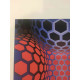 Victor Vasarely Litografia off set 35x50 cm certificat