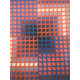 Victor Vasarely Litografia off set 35x50 cm certificat