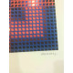 Victor Vasarely Litografia off set 35x50 cm certificat