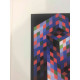 Victor Vasarely Litografia off set 35x50 cm certificat