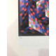 Victor Vasarely Litografia off set 35x50 cm certificat